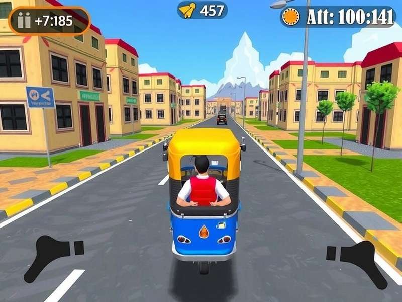 Auto Rickshaw Hero Gameplay Screenshot